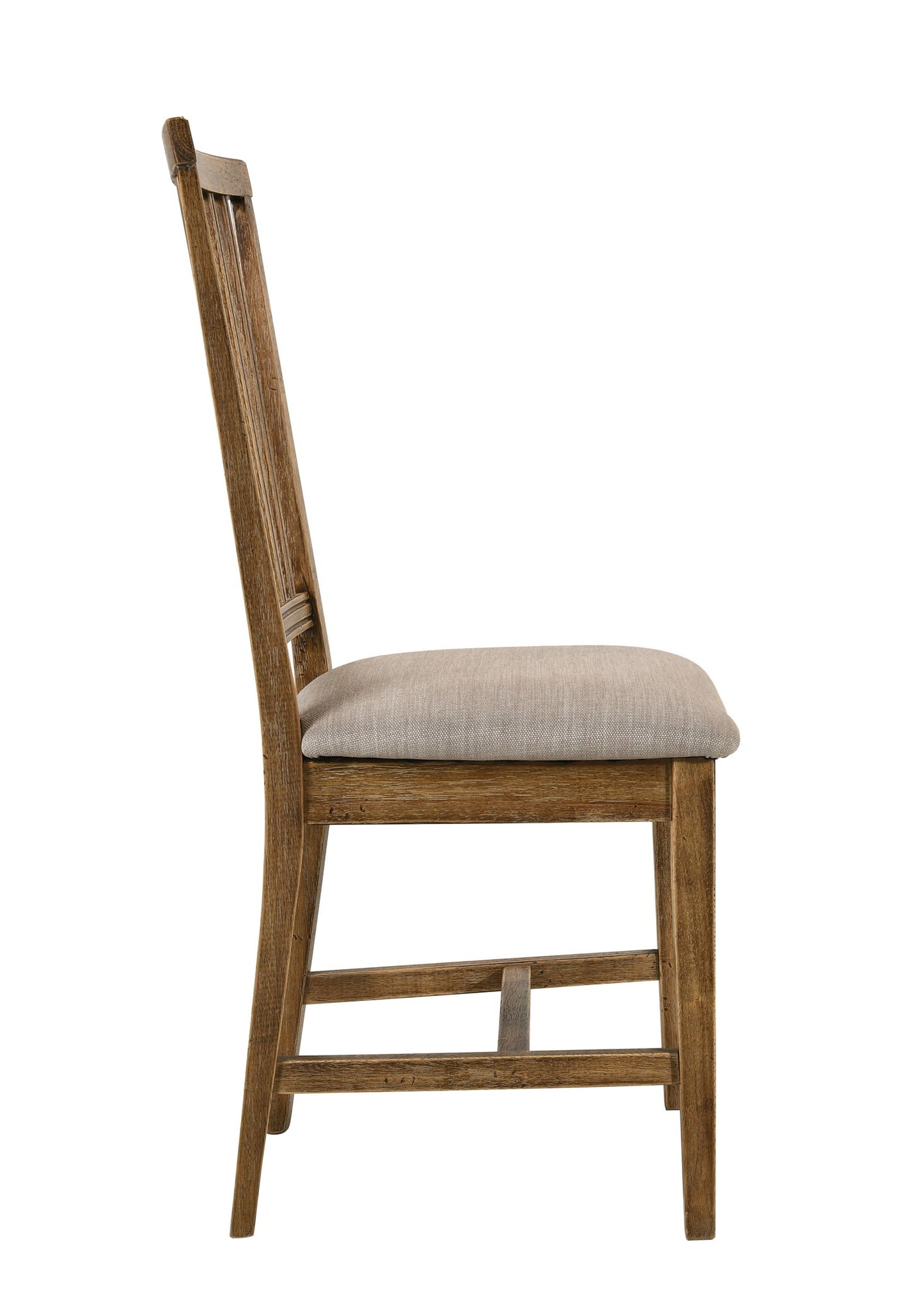 Wallace II - Side Chair (Set of 2) - Oak / Tan Acme