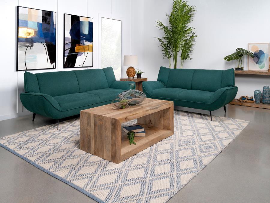 Acton - Upholstered Flared Arm Sofa Set Coaster Fine Furniture