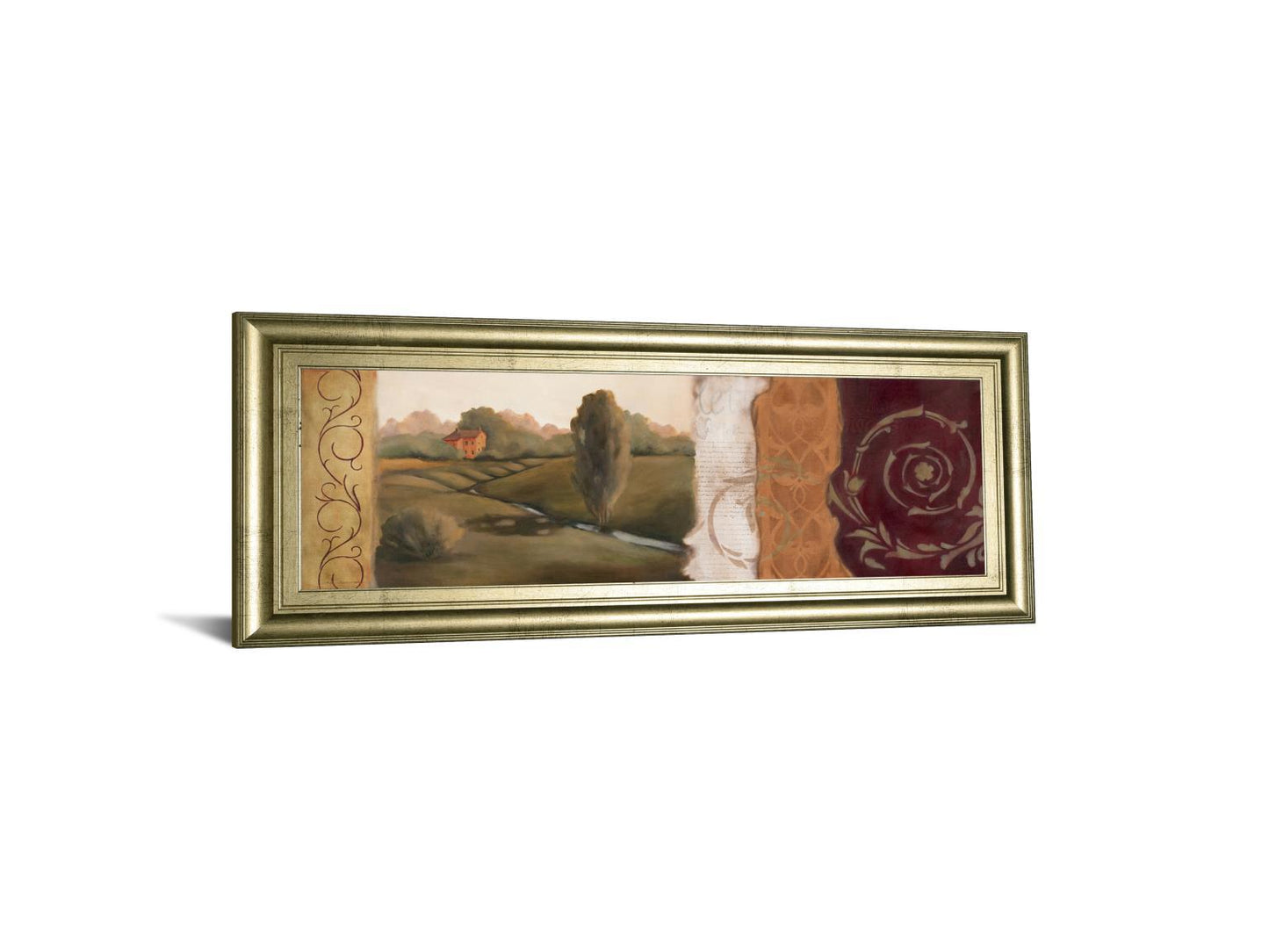 Tuscan Scene II - Framed Print Wall Art - Red Classy Art