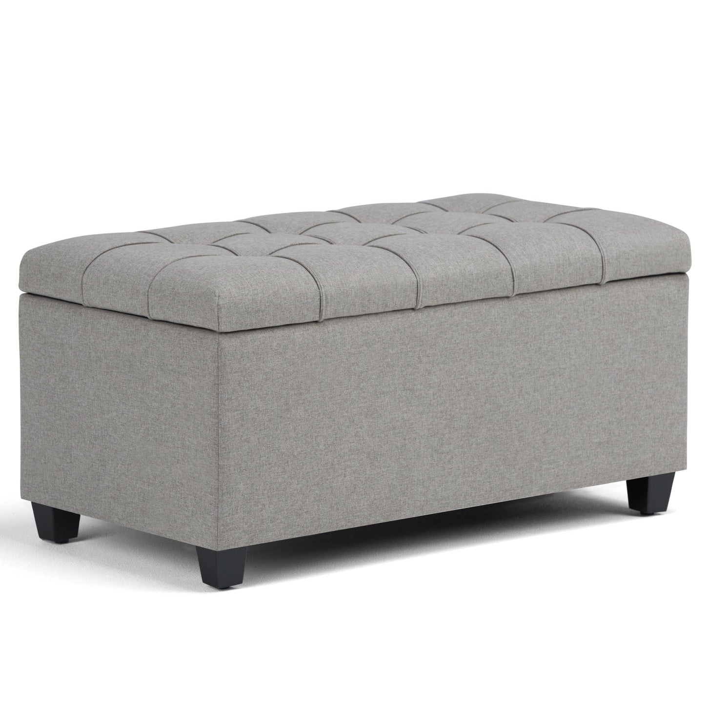 Sienna - Upholstered Storage Ottoman Bench Simpli-Home