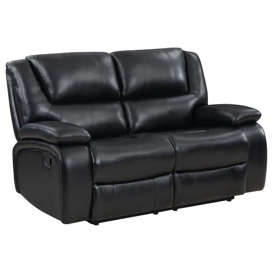 Camila - Upholstered Motion Reclining Loveseat Coaster Fine Furniture