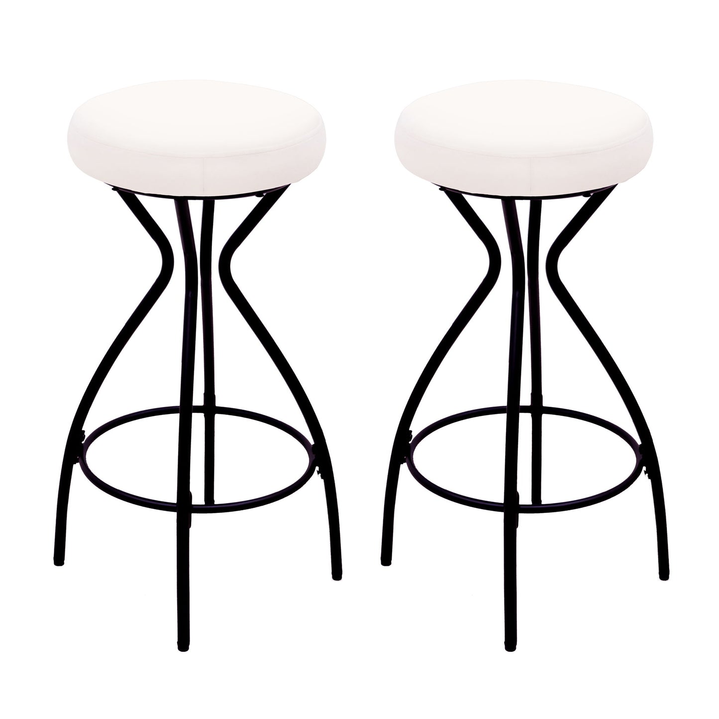 Modern Backless Bar Stools For Kitchen Island (Set of 2) Home Essentials