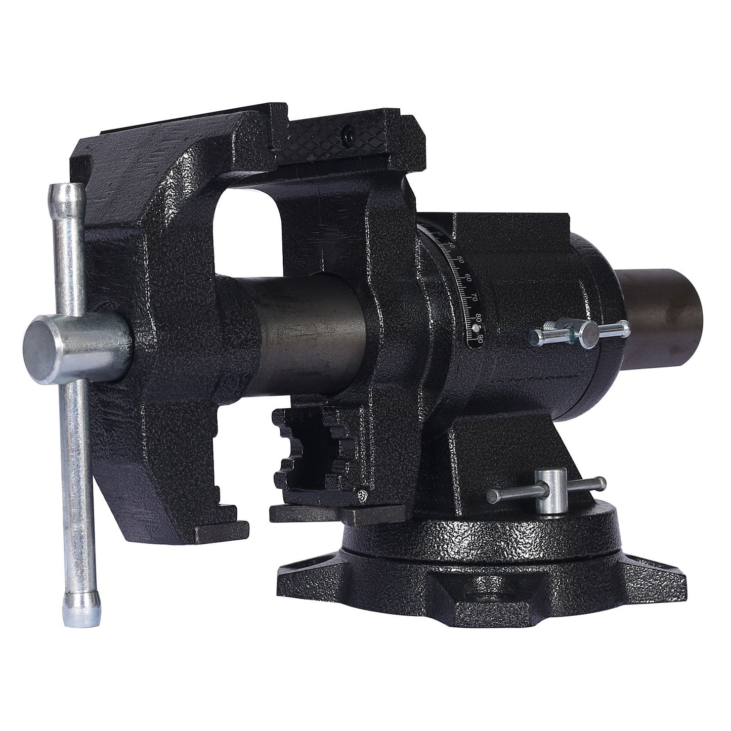 Heavy Duty 5" Multi Jaw Rotating Bench Vise With 360 Degree Swivel Base And Head Daily Nest
