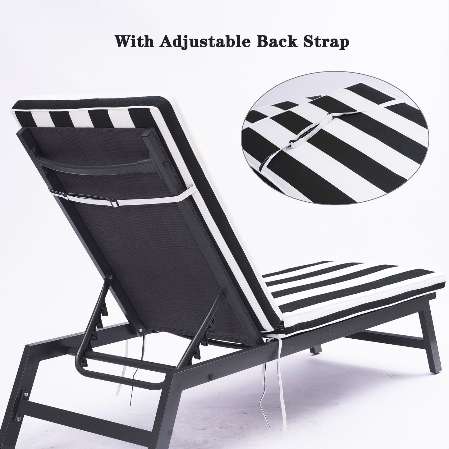 Outdoor Lounge Chair Cushion Replacement Patio Funiture Seat Cushion Chaise Lounge Cushion Home Essentials