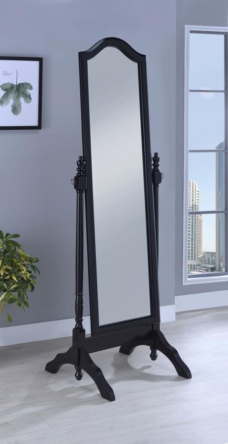 Cabot - Wood Adjustable Length Cheval Mirror CoasterEveryday