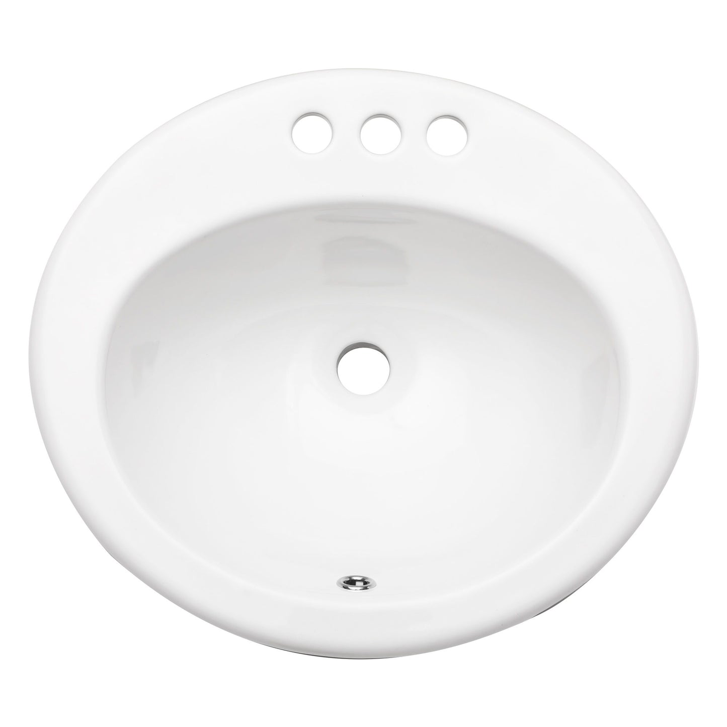 20 X 18" Modern Ceramic Oval Undermount Bathroom Sink With 3 Faucet Holes - White Daily Nest