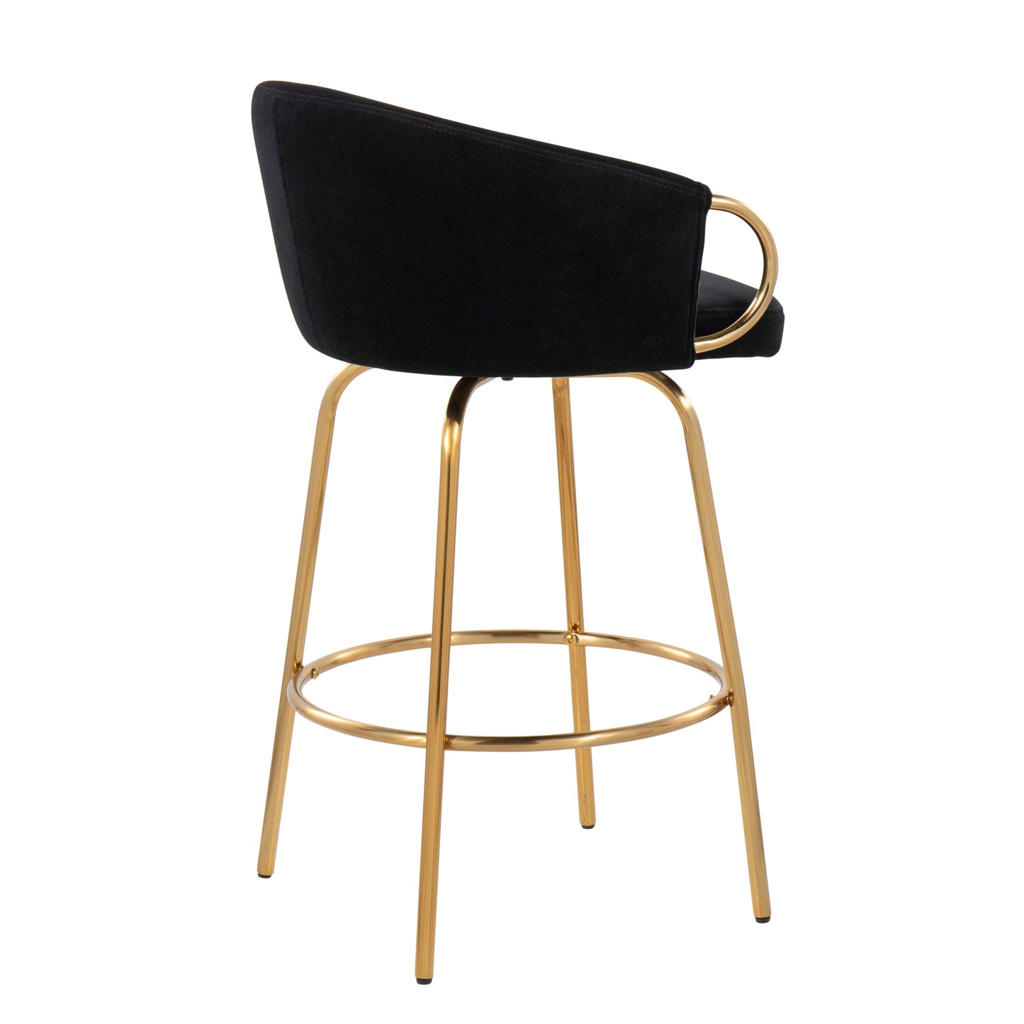 Claire - Contemporary & Glam Counter Stool (Set of 2) Lumi Source