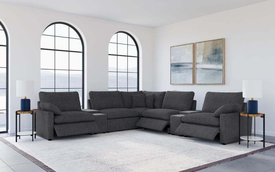Collins - 7-Piece Modular Power Reclining Sectional Coaster Fine Furniture