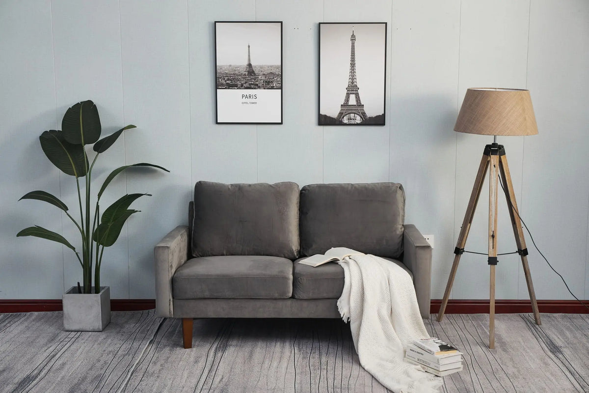 Comfortable Loveseat With Durable Construction Home Essentials