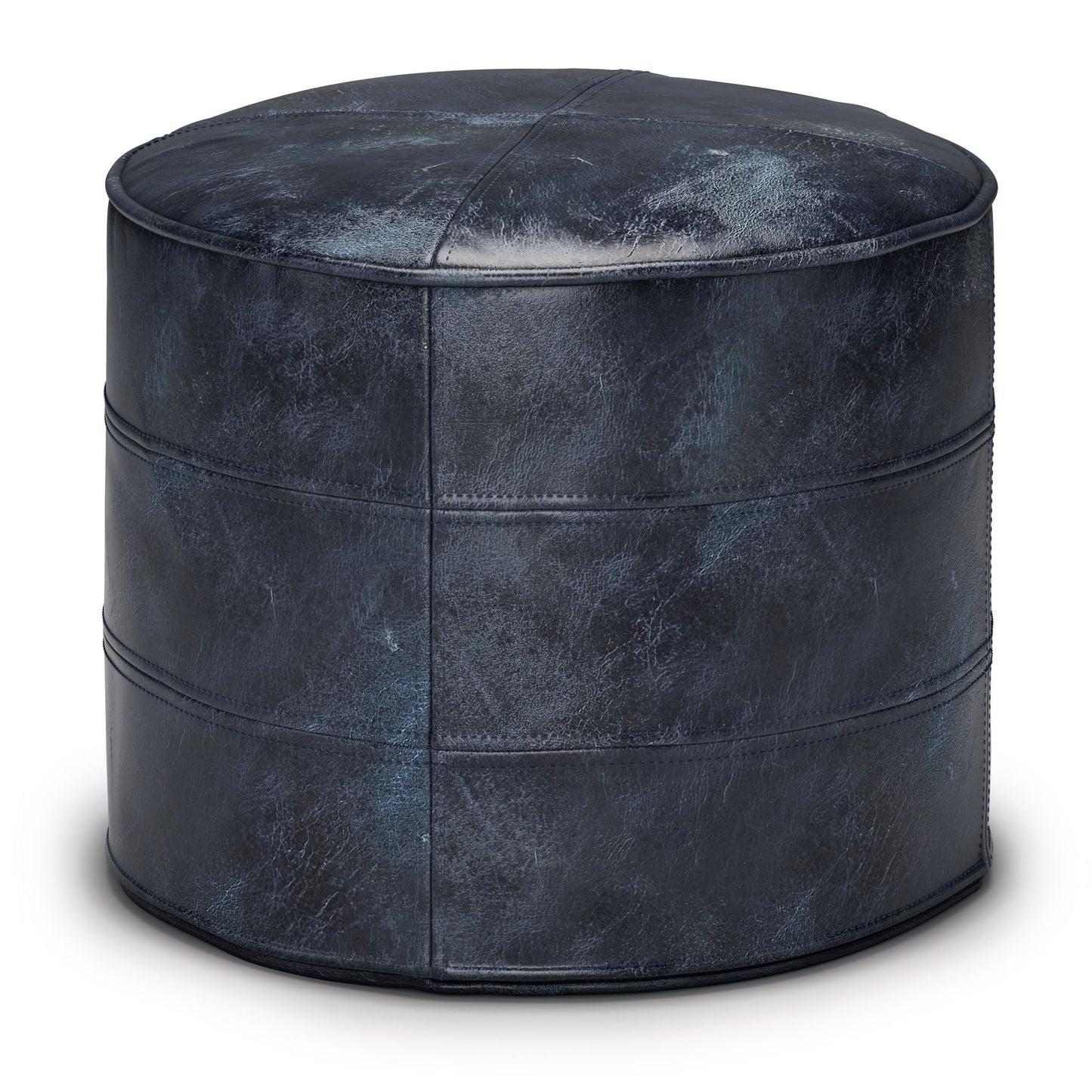 Connor - Handcrafted Round Pouf Simpli-Home