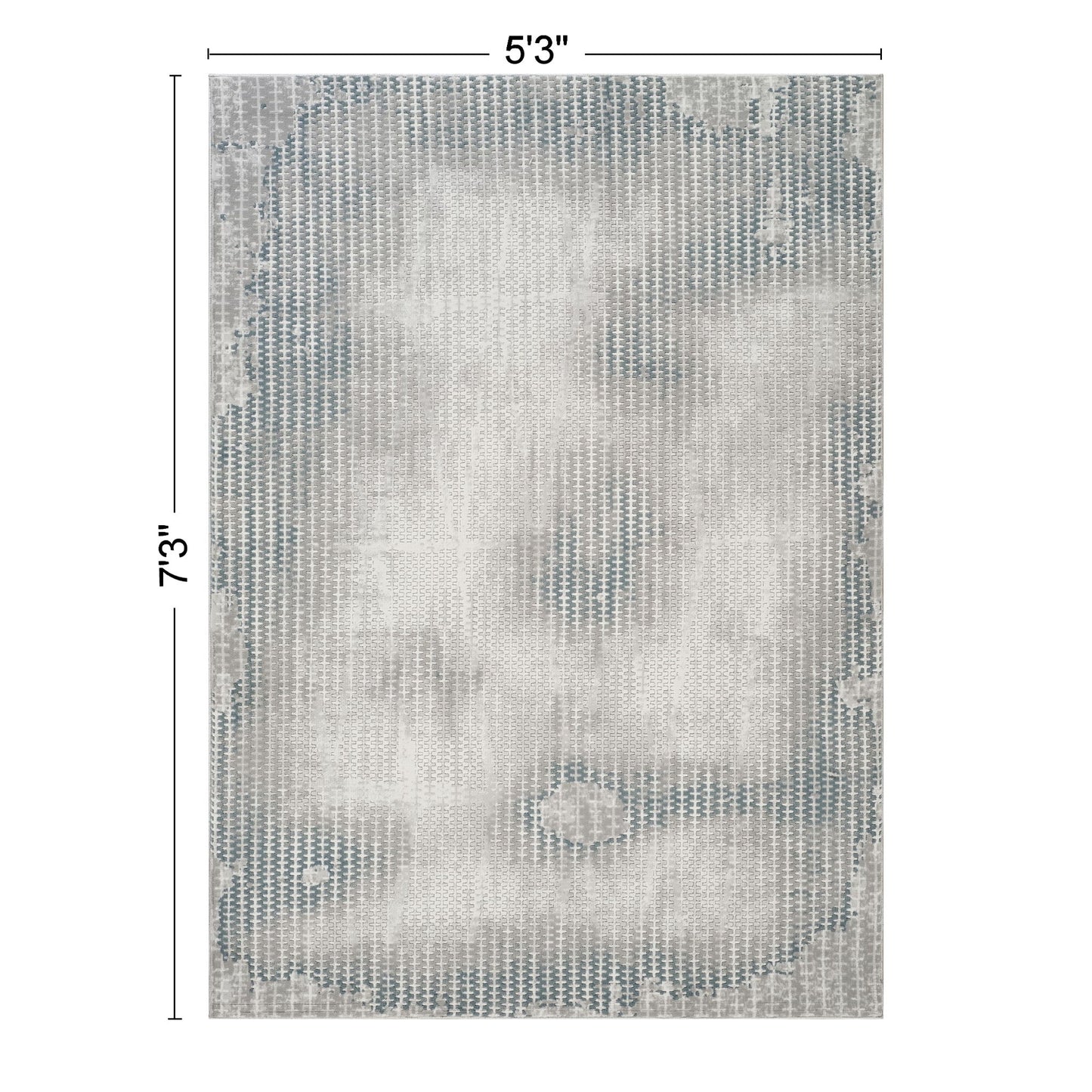 Geometrix - Contemporary Area Rug With 3D Effect Icona Home Decor