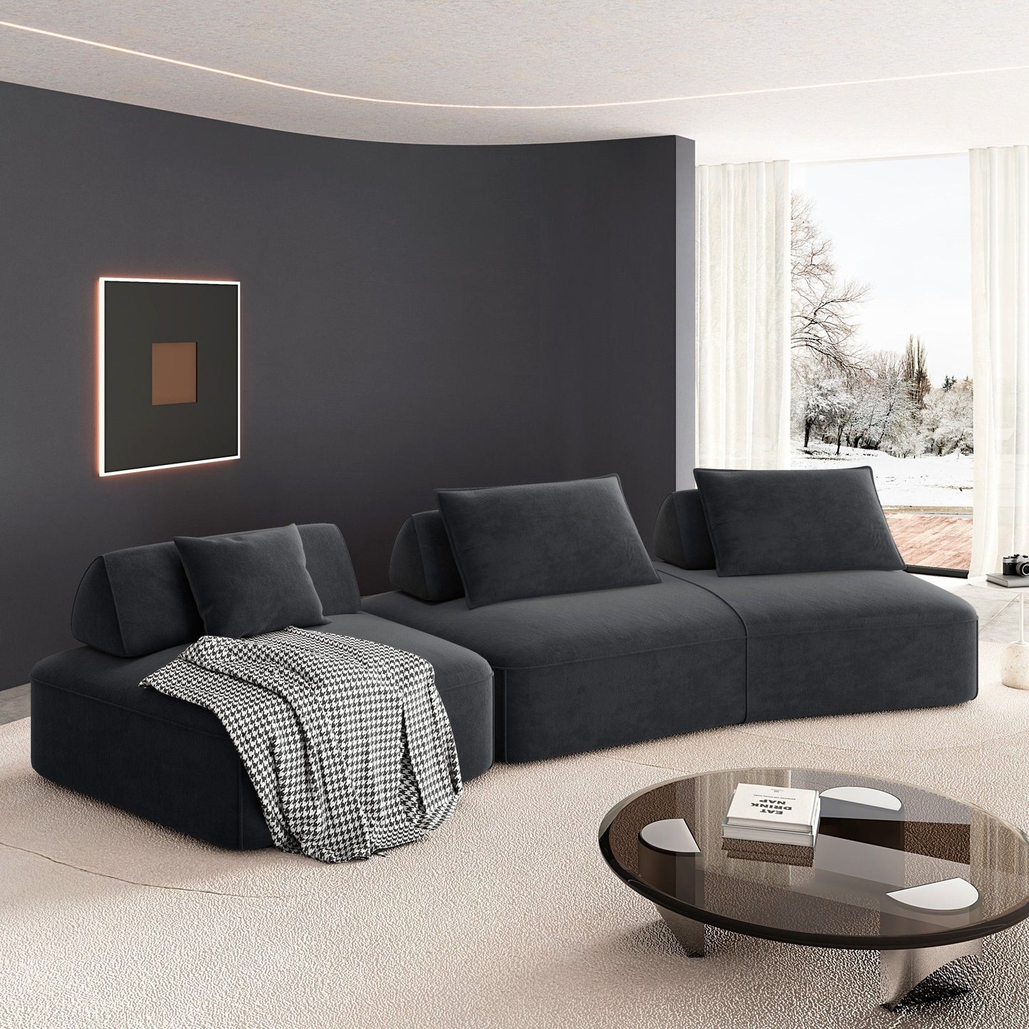 Modern Luxury Oversized Modular Sectional Sofa Set Home Essentials