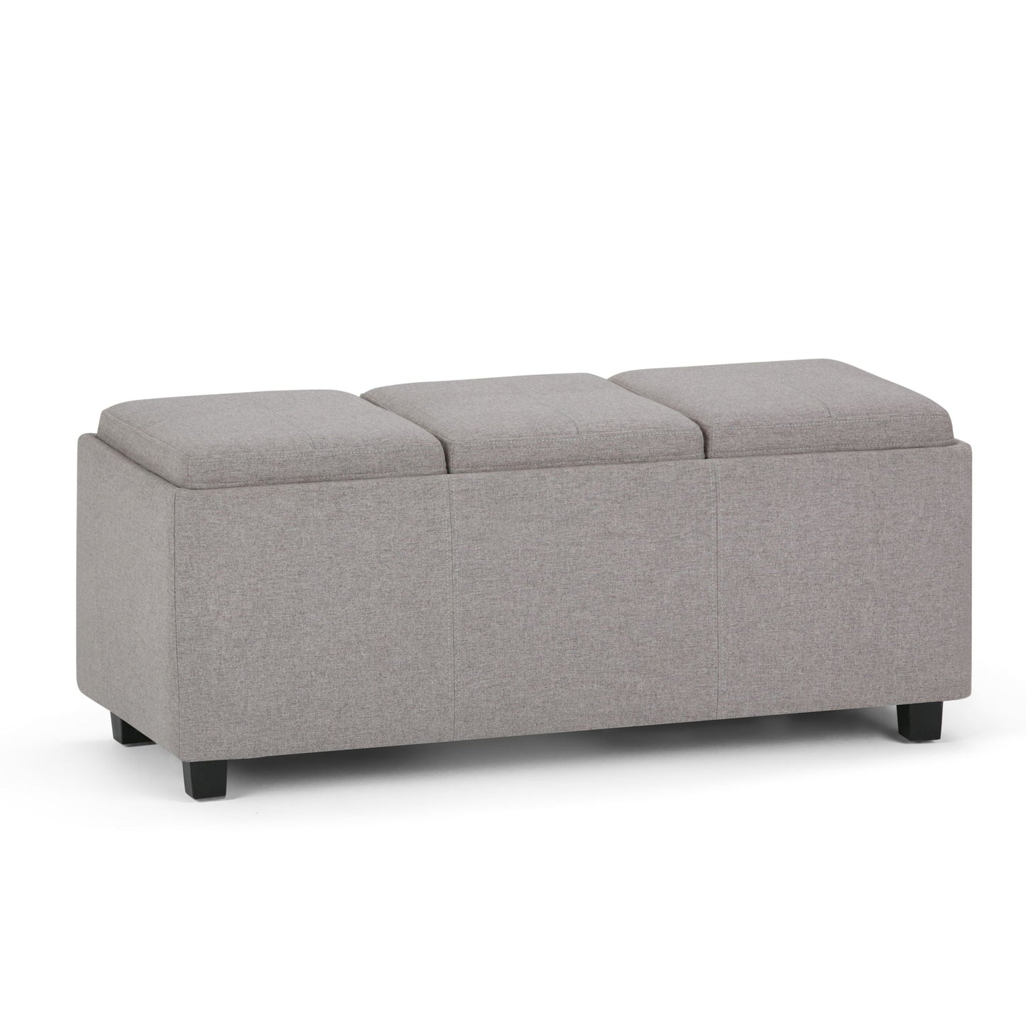 Avalon - Upholstered Storage Ottoman Simpli-Home