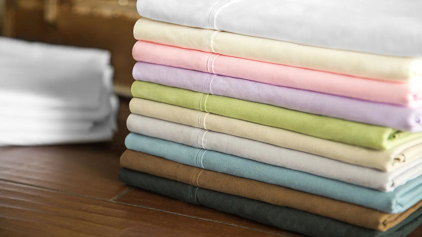 Brushed Microfiber - Short Queen Bed Sheet - White Malouf