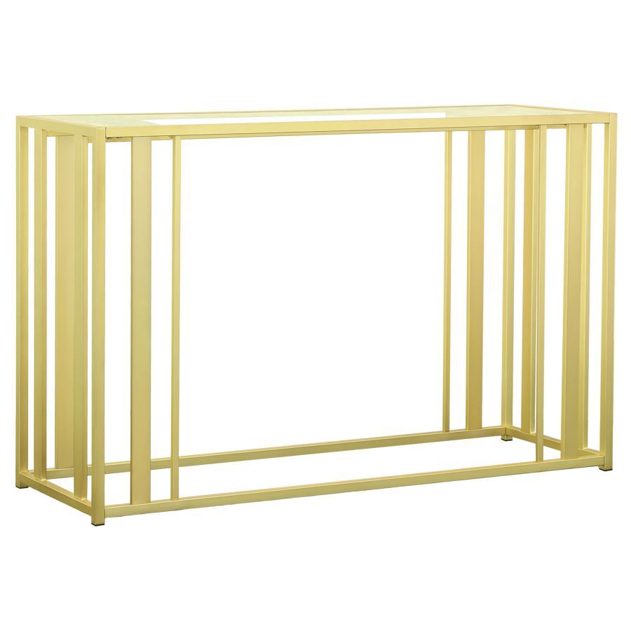 Adri - Glass Top Entryway Sofa Console Table Coaster Fine Furniture