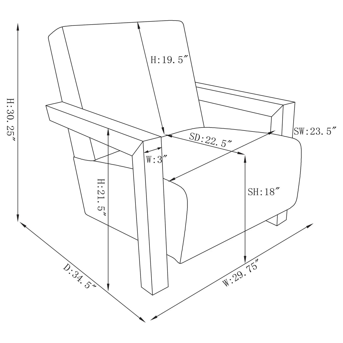 Bryant - Accent Arm Chair Furniture Max