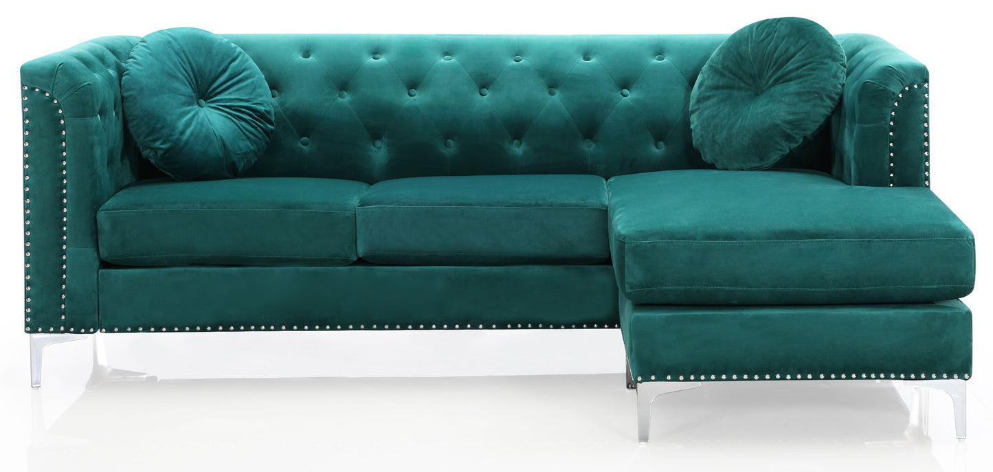 Pompano - Micro Suede Sofa Chaise Glory Furniture