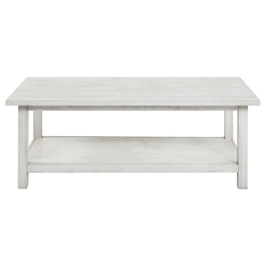 Payne - Wood Coffee Table with Shelf Coaster Fine Furniture