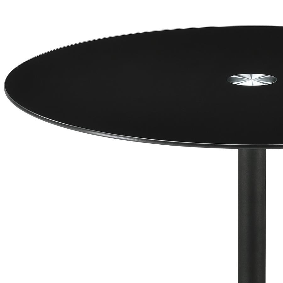 Ganso - Round Metal Coffee Table With Tempered Glass Top Coaster Fine Furniture