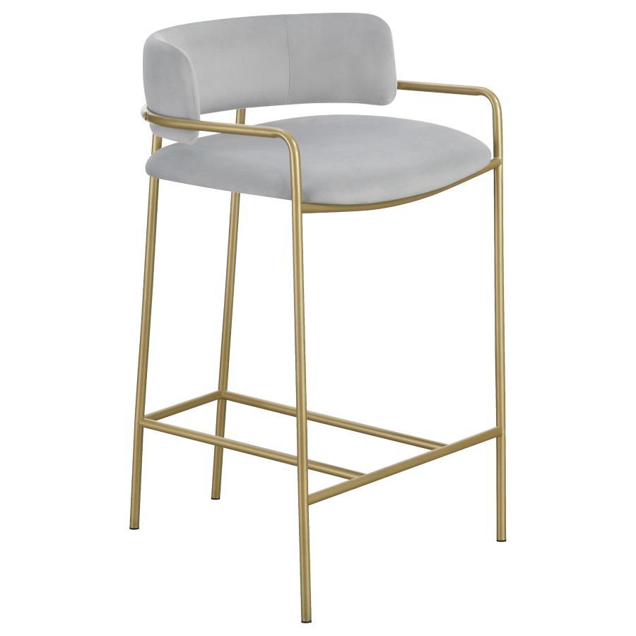 Comstock - Upholstered Low Back Stool CoasterEssence