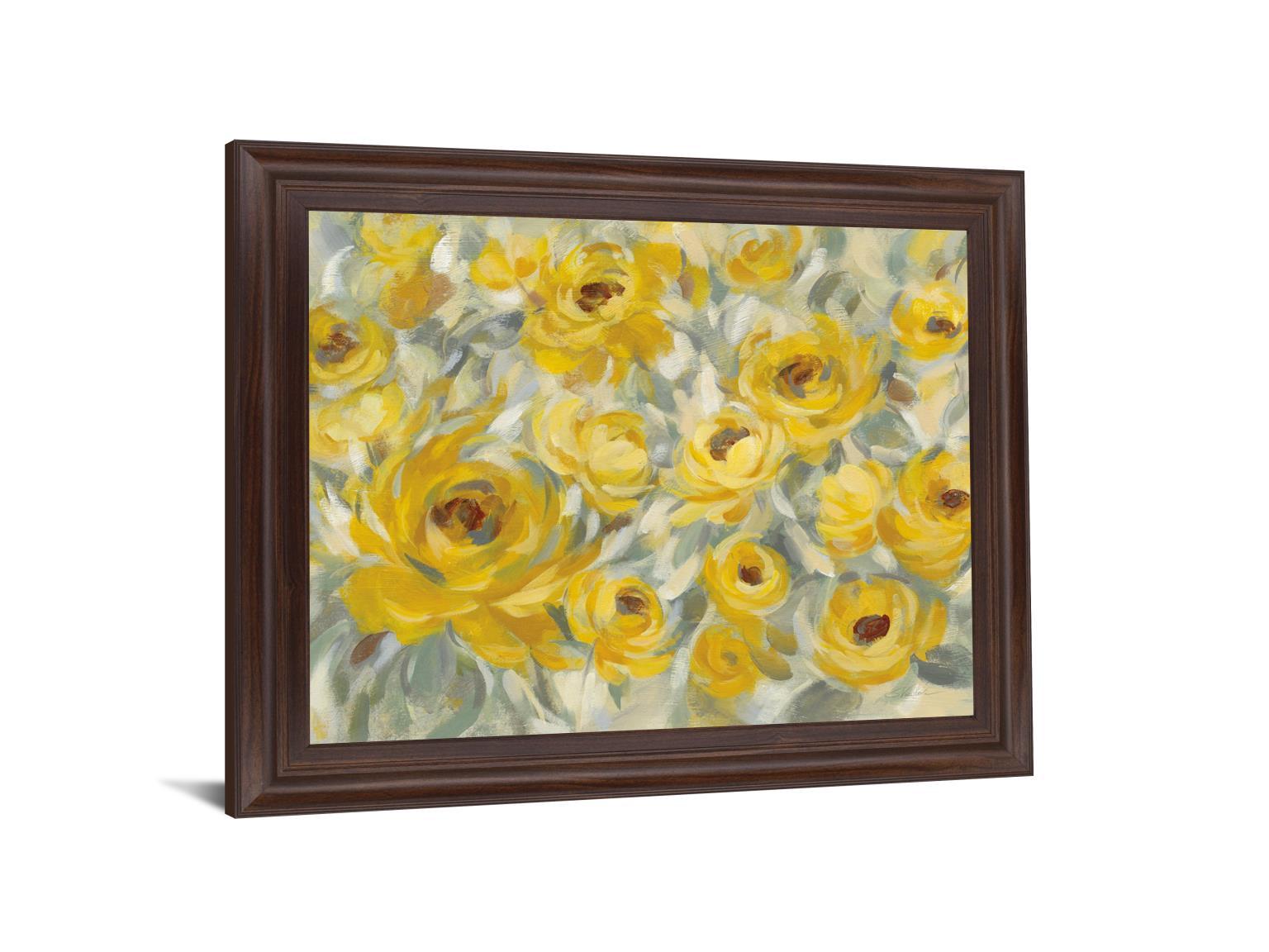Sunlit Petals - 28" x 34" Framed Wall Art Classy Art