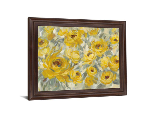 Sunlit Petals - 28" x 34" Framed Wall Art Classy Art