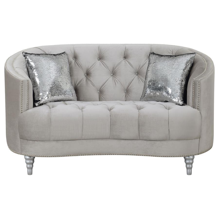 Avonlea - Upholstered Sloped Arm Loveseat CoasterElevations