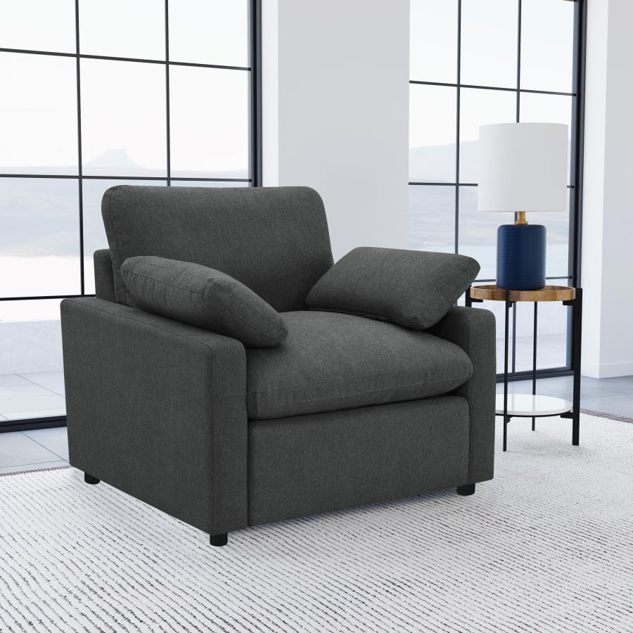 Collins - Upholstered Power Recliner Chair Coaster Fine Furniture