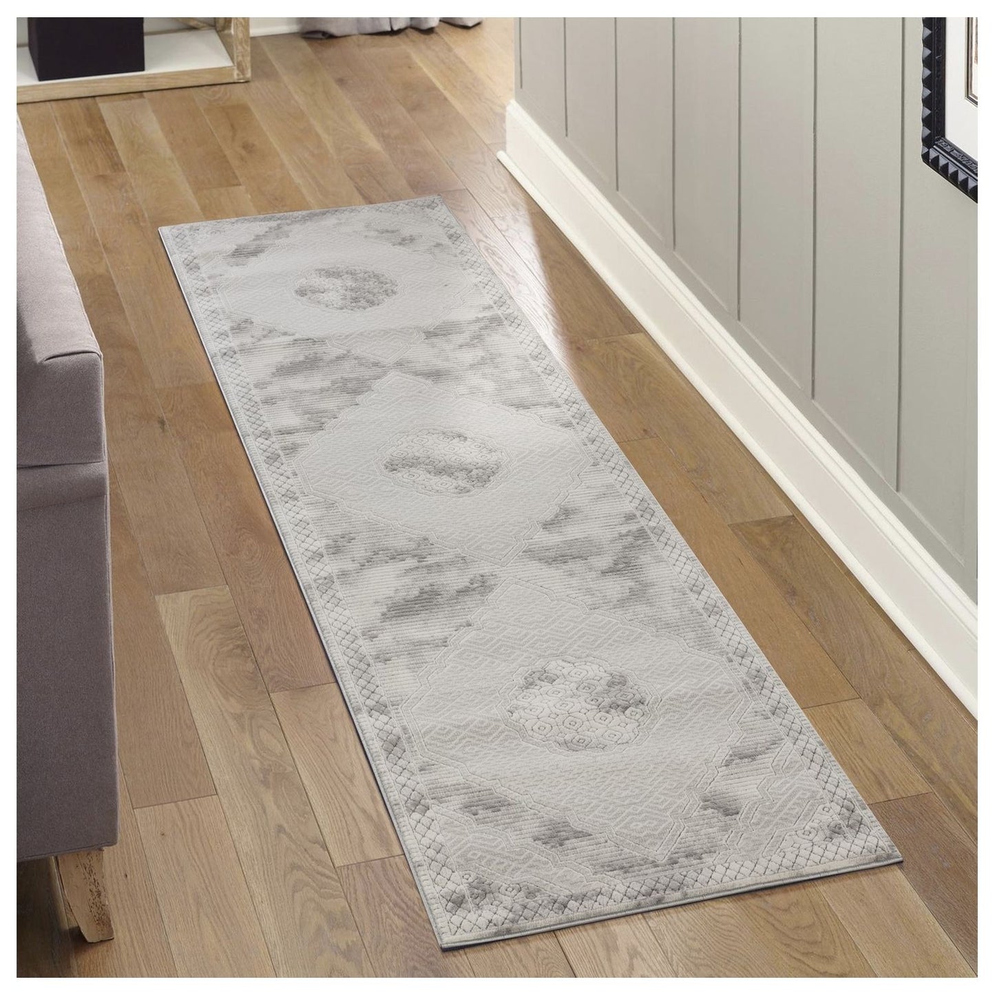 Geometrix - Medallion Rug With Geometric 3D Effect Icona Home Decor
