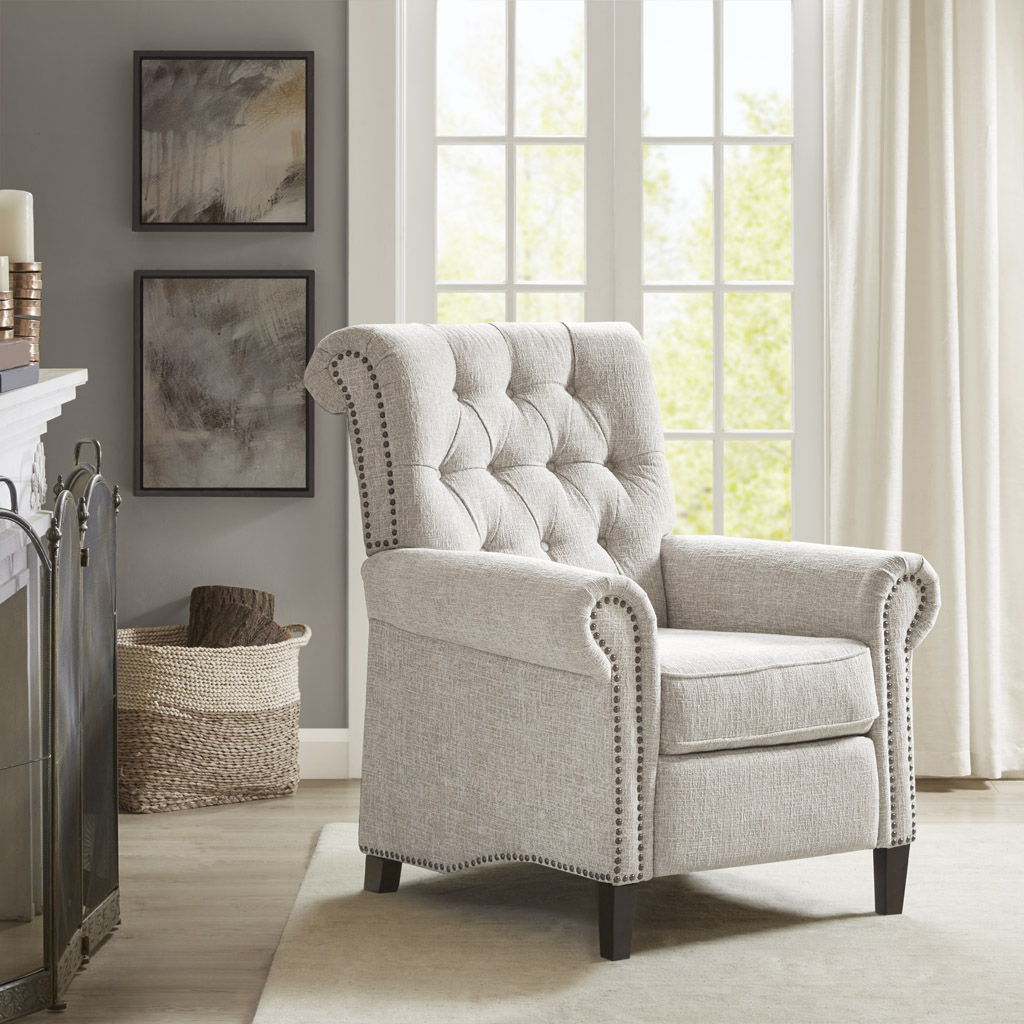 Aidan - Push Back Recliner - Cream Madison Park