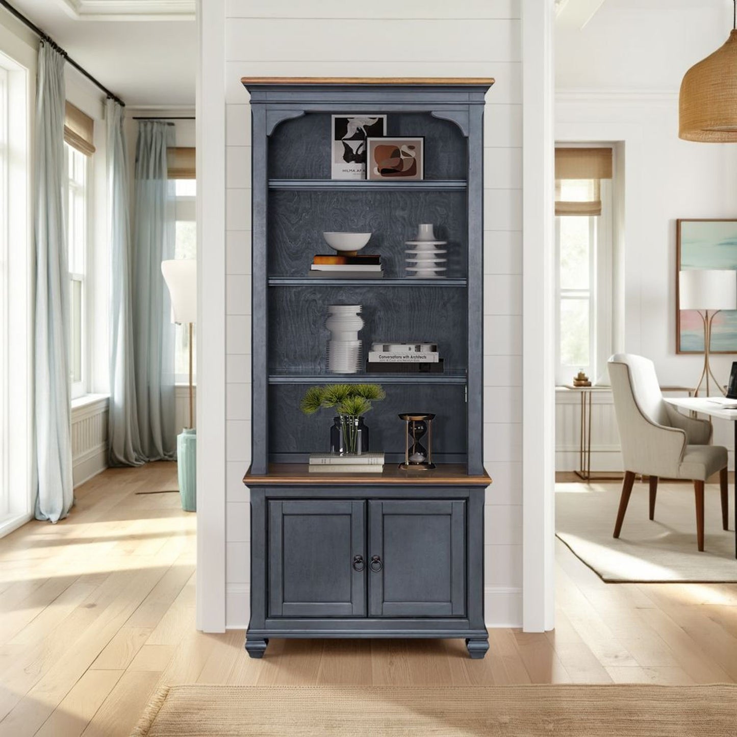 Americana - Universal Pier Bookcase - Blue Legends