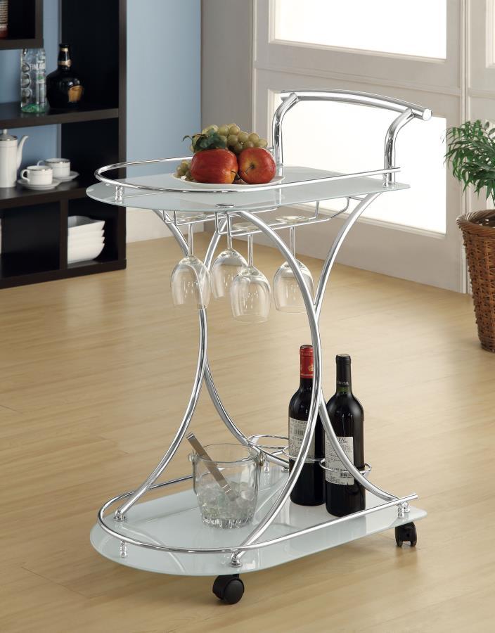 Elfman - 2-Shelve Serving Cart CoasterEveryday