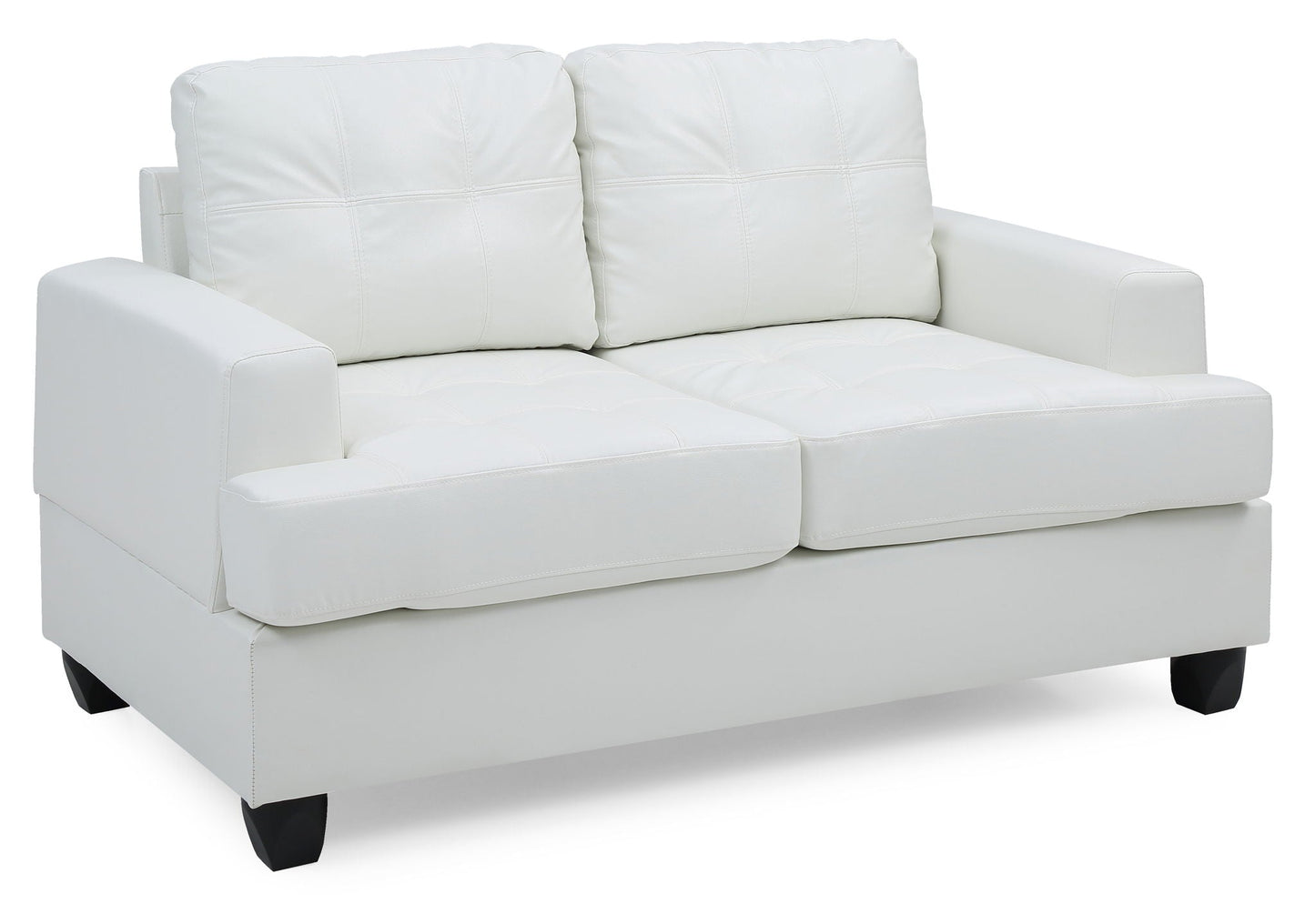 Stylish Transitional Loveseat For Two Glory Furniture