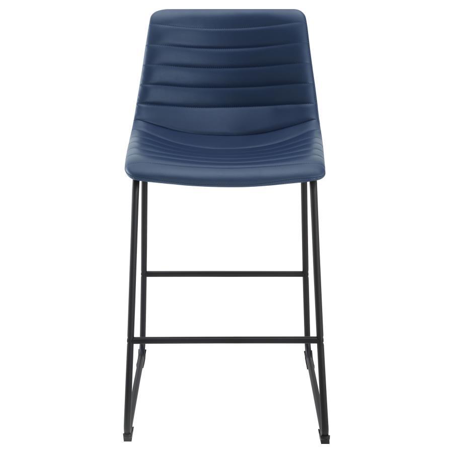 Zuni - Faux Leather Upholstered Bar Chair (Set of 2) CoasterEveryday