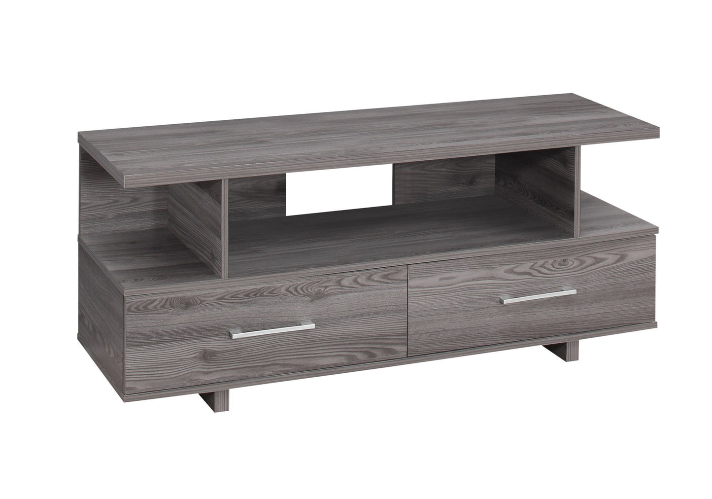 TV Stand, Console, Media Entertainment Center, Storage Cabinet, Elegant Design - Gray 8th Street