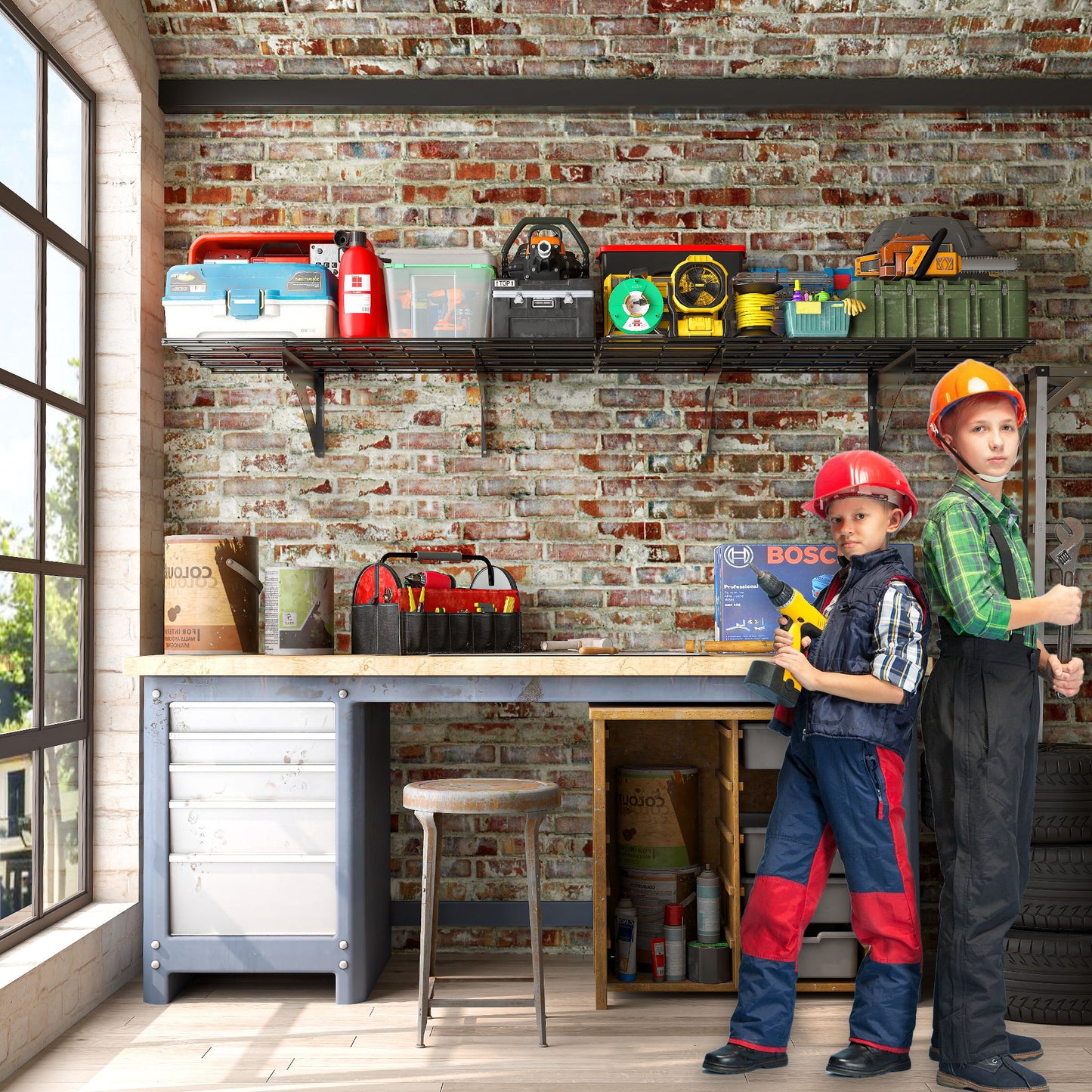 Wall Mounted Shelf For Garage Daily Nest
