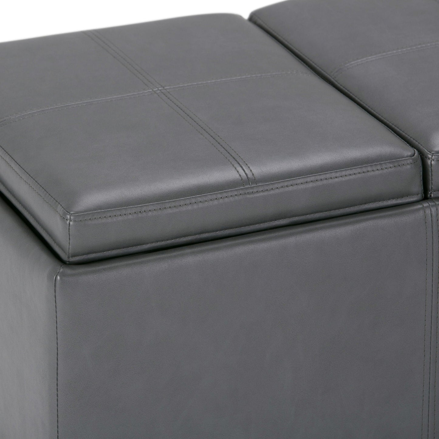 Avalon - Upholstered Storage Ottoman Simpli-Home