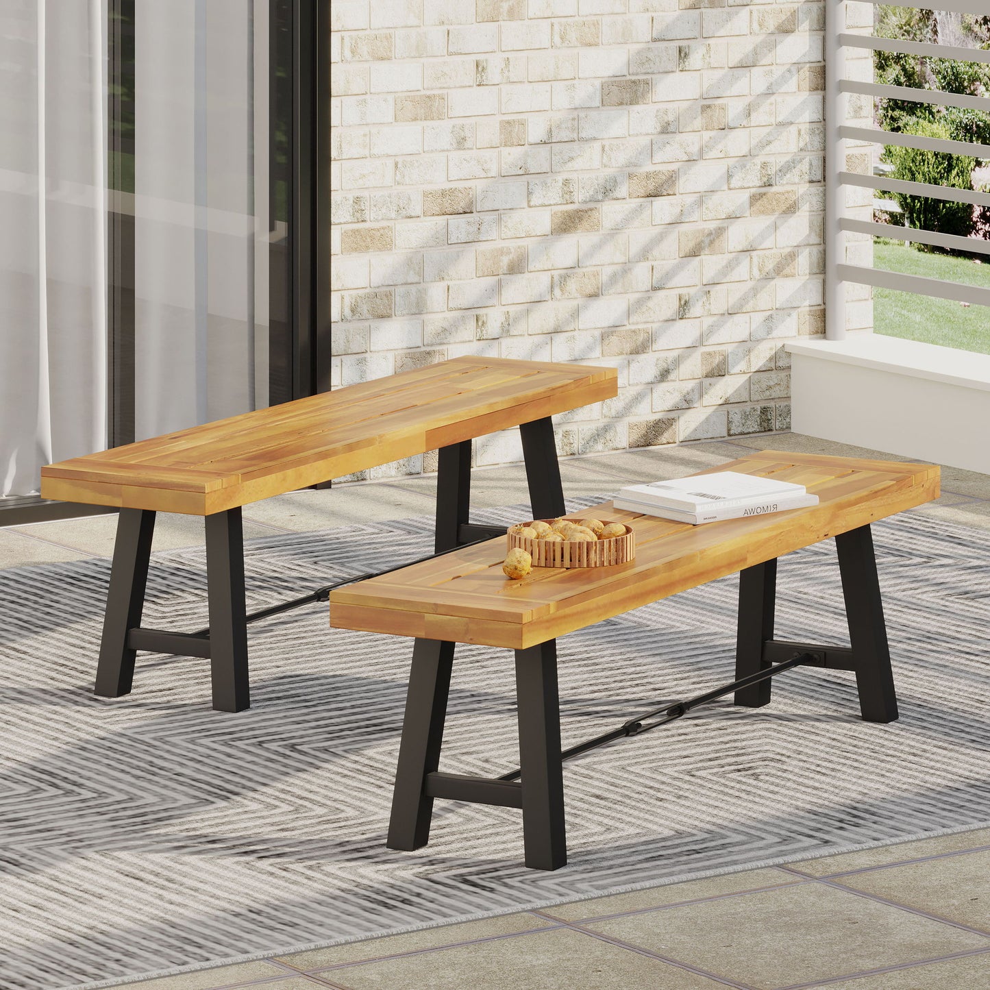 Catriona - Bench - Teak Noble House