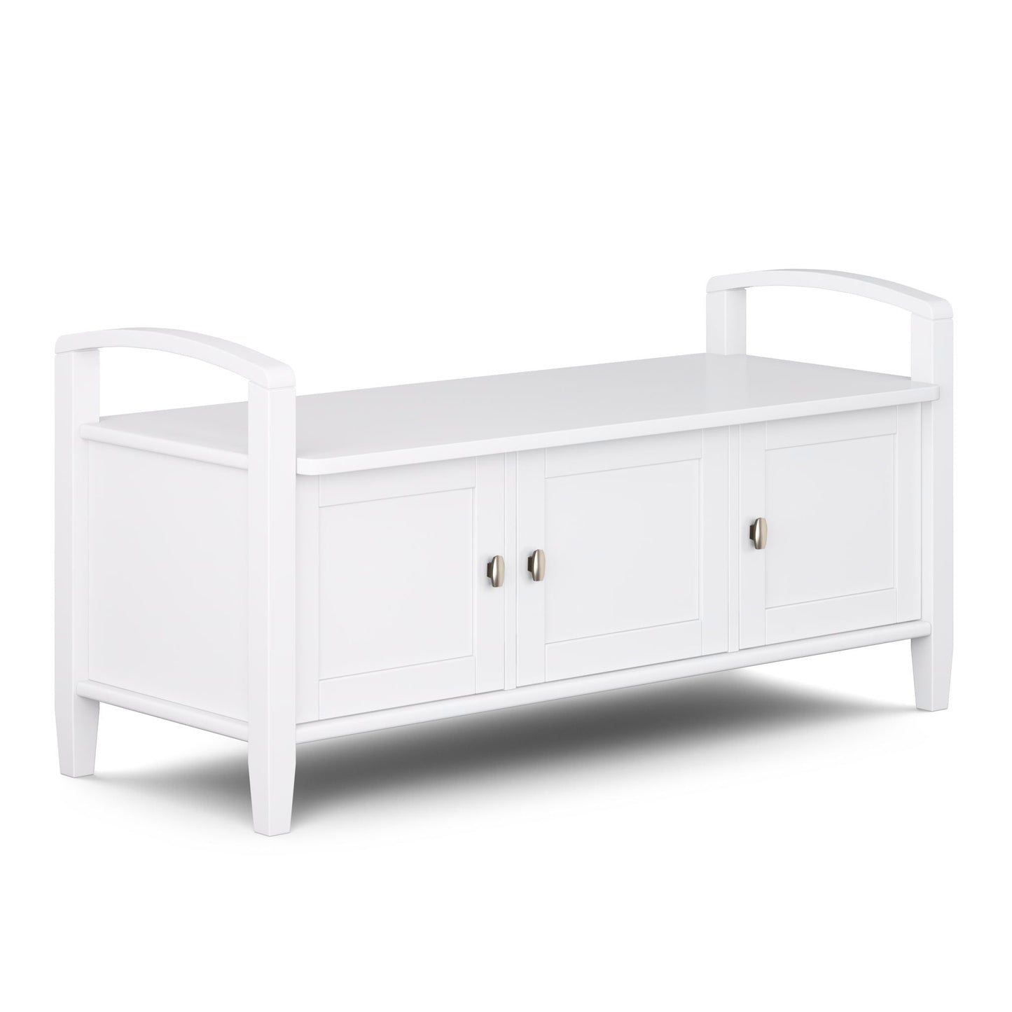 Warm Shaker - Handcrafted Entryway Storage Bench Simpli-Home