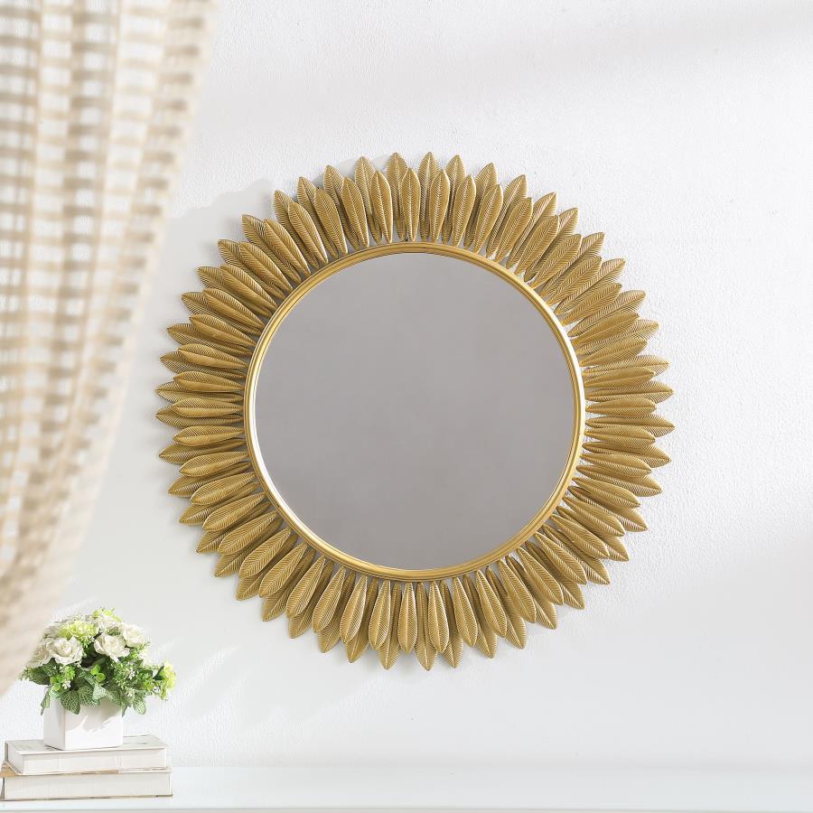 Tuscany - Sunburst Wall Mirror - Gold Coaster Fine Furniture