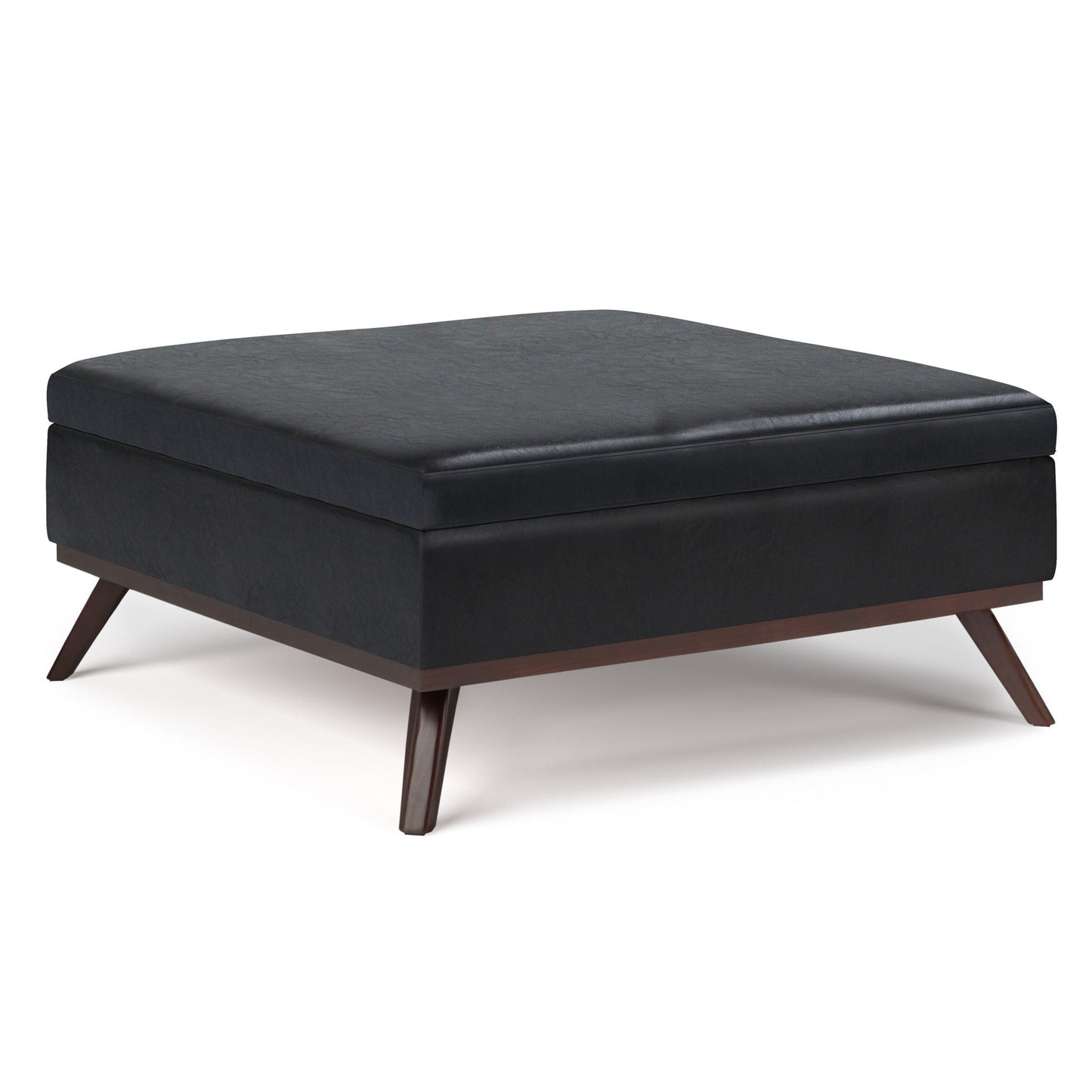 Owen - Multifunctional Square Coffee Table Storage Ottoman Simpli-Home