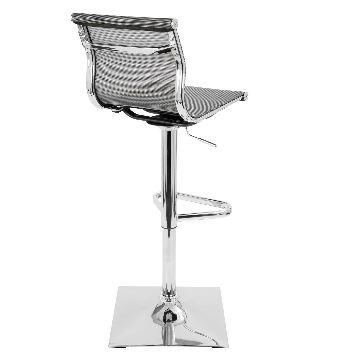 Mirage - Contemporary Adjustable Barstool With Swivel Lumi Source