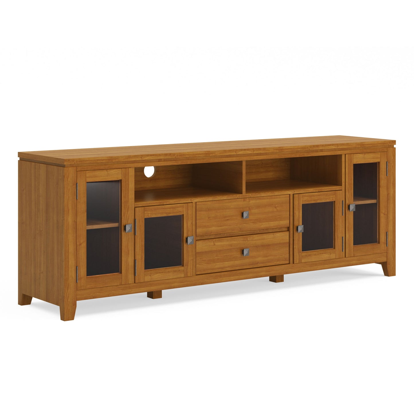 Cosmopolitan - Handcrafted Wide TV Media Stand Simpli-Home