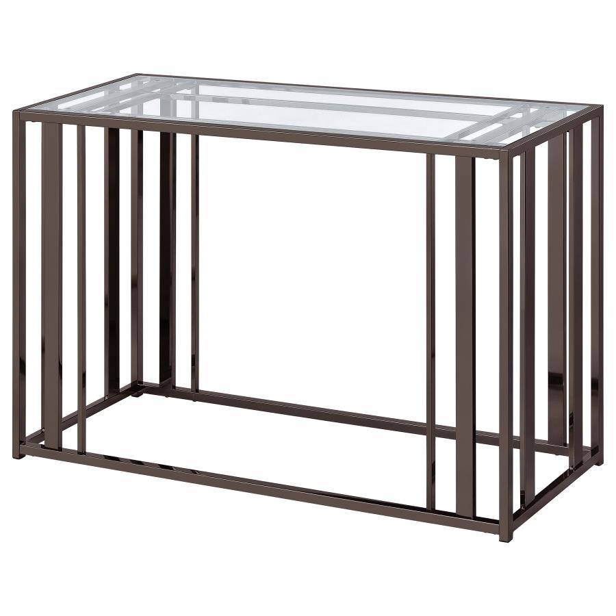 Adri - Glass Top Entryway Sofa Console Table Coaster Fine Furniture