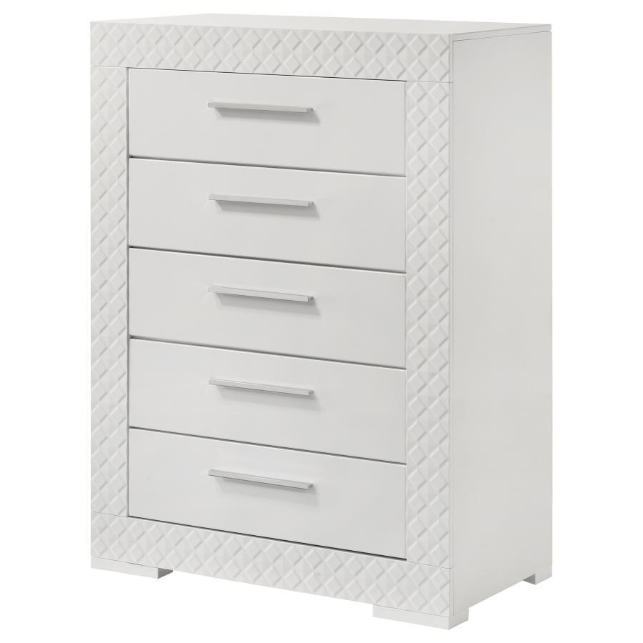Ives - 5-Drawer Bedroom Chest Coaster Fine Furniture