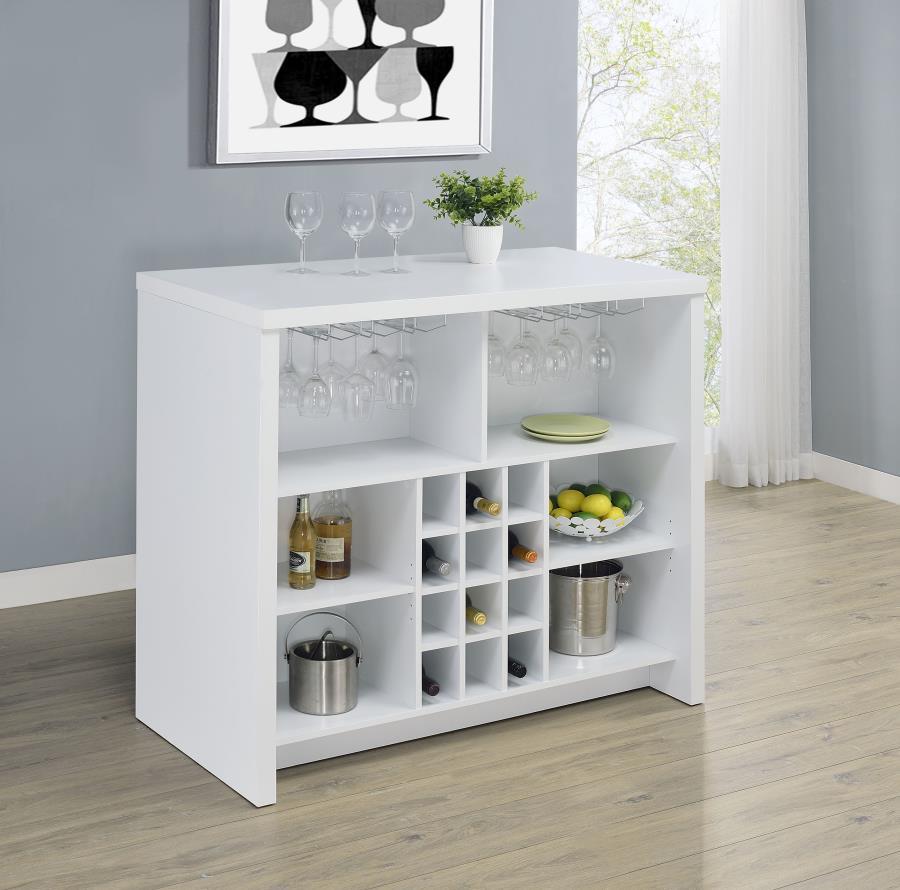 Topanga - Engineered Wood Freestanding Home Bar Coaster Fine Furniture
