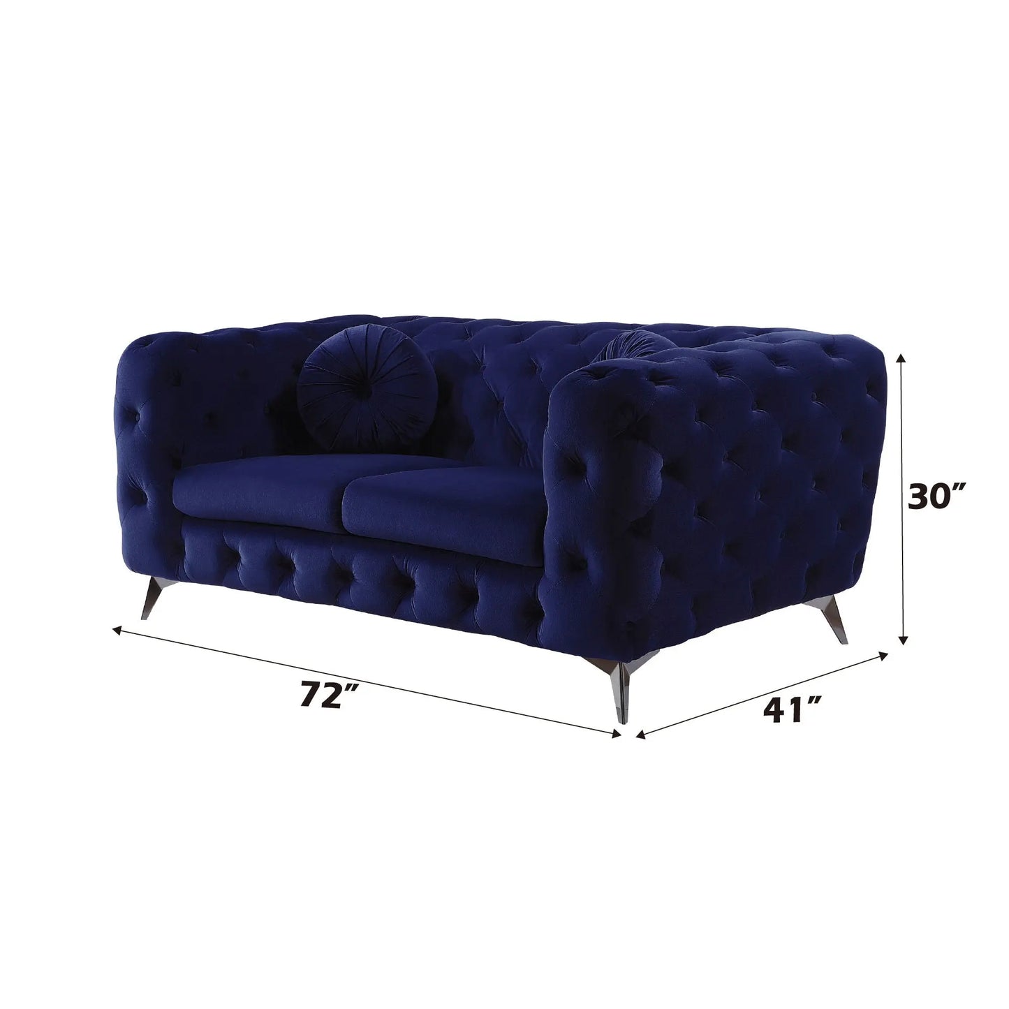 Atronia - Velvet Loveseat Acme