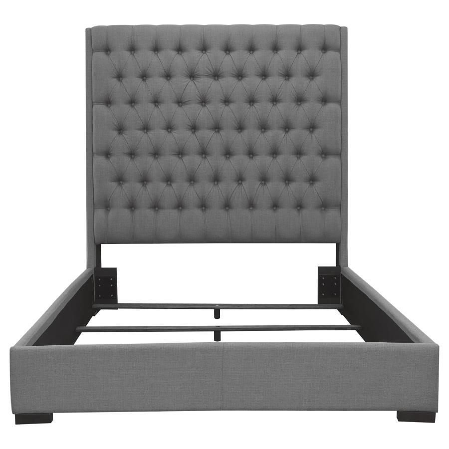 Camille - Upholstered Panel Bed CoasterEssence