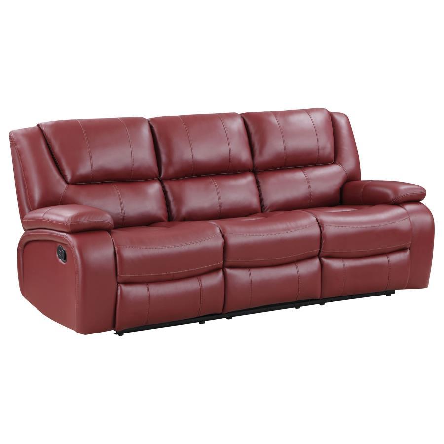 Camila - Upholstered Motion Reclining Sofa Coaster Fine Furniture