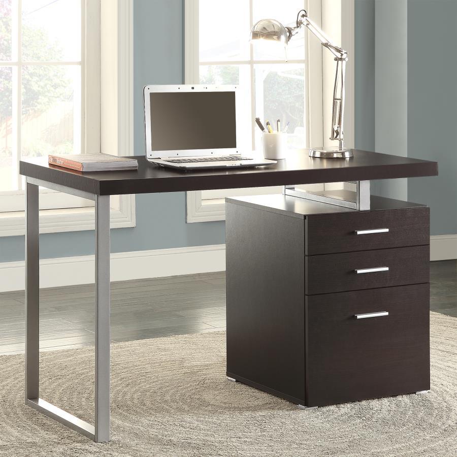 Brennan - 3-Drawer Office Computer Desk CoasterEveryday
